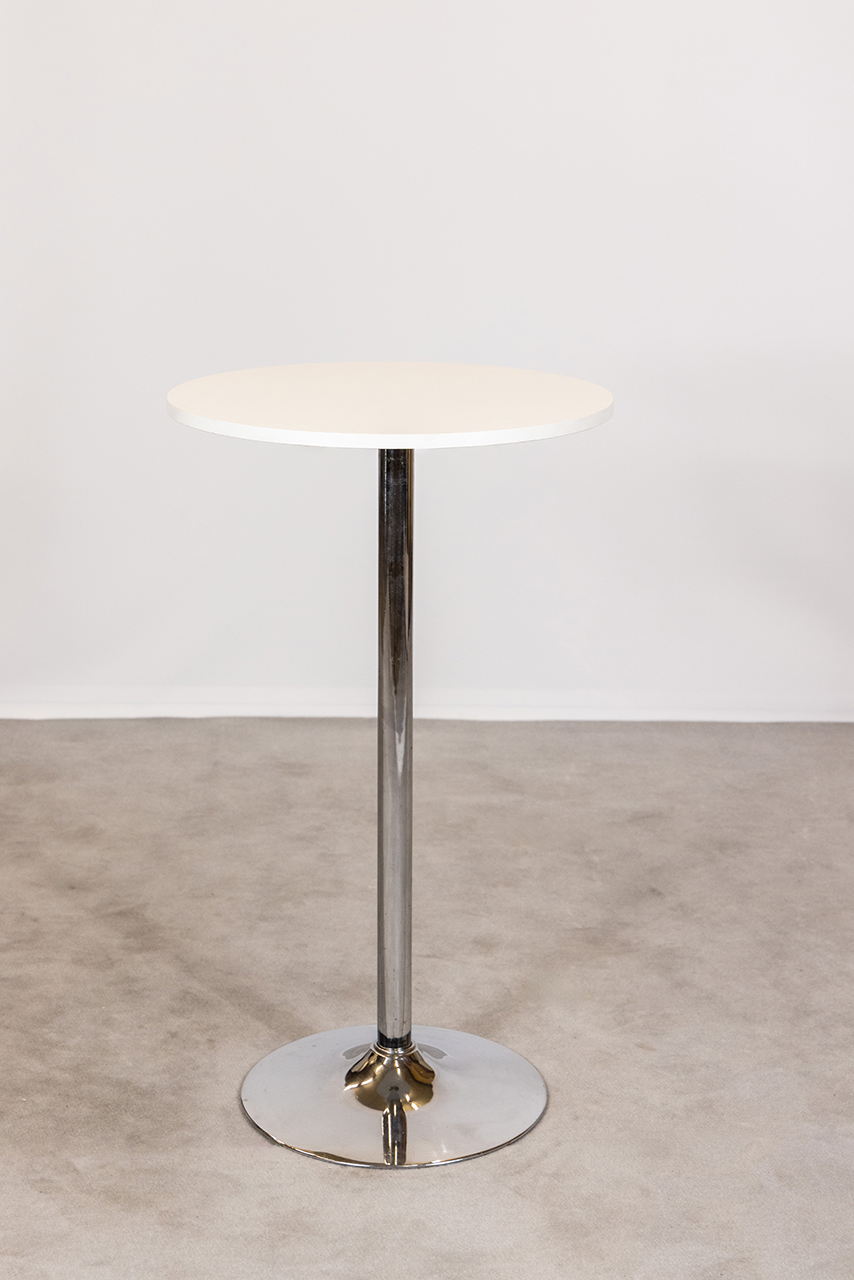 Bar table white top 110 cm