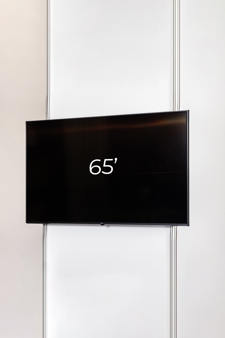 65” LED screen