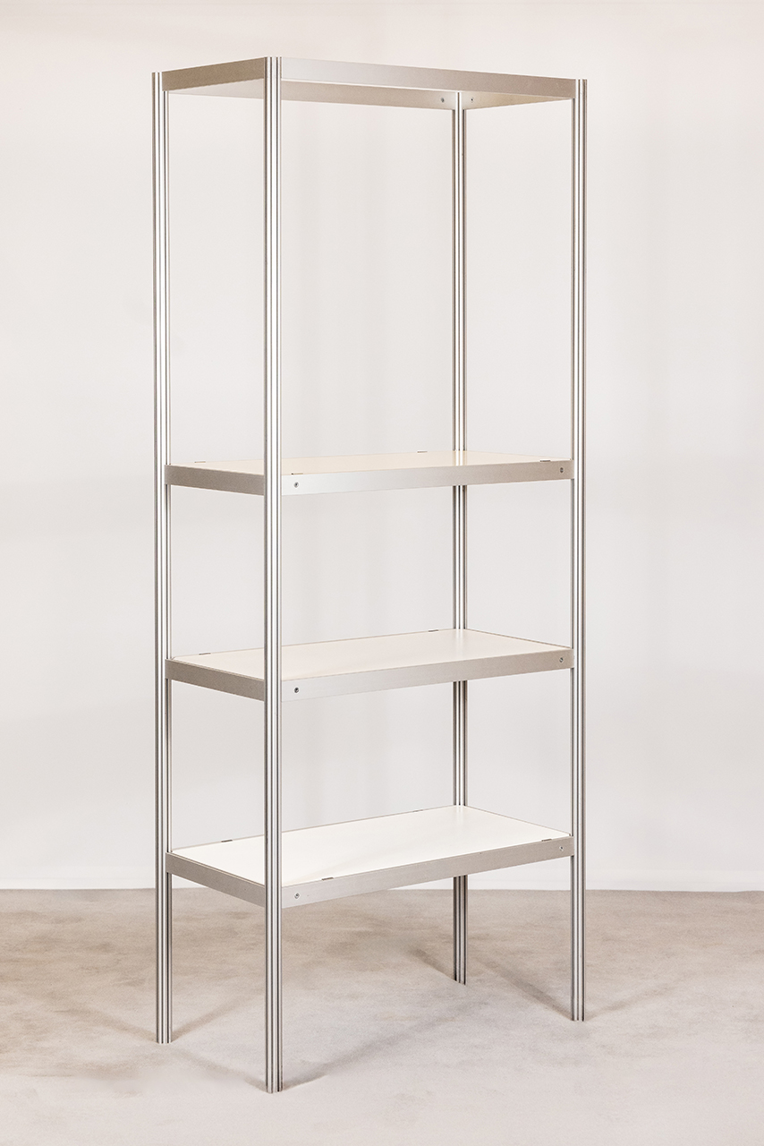 Shell scheme shelf unit 100x50cm
